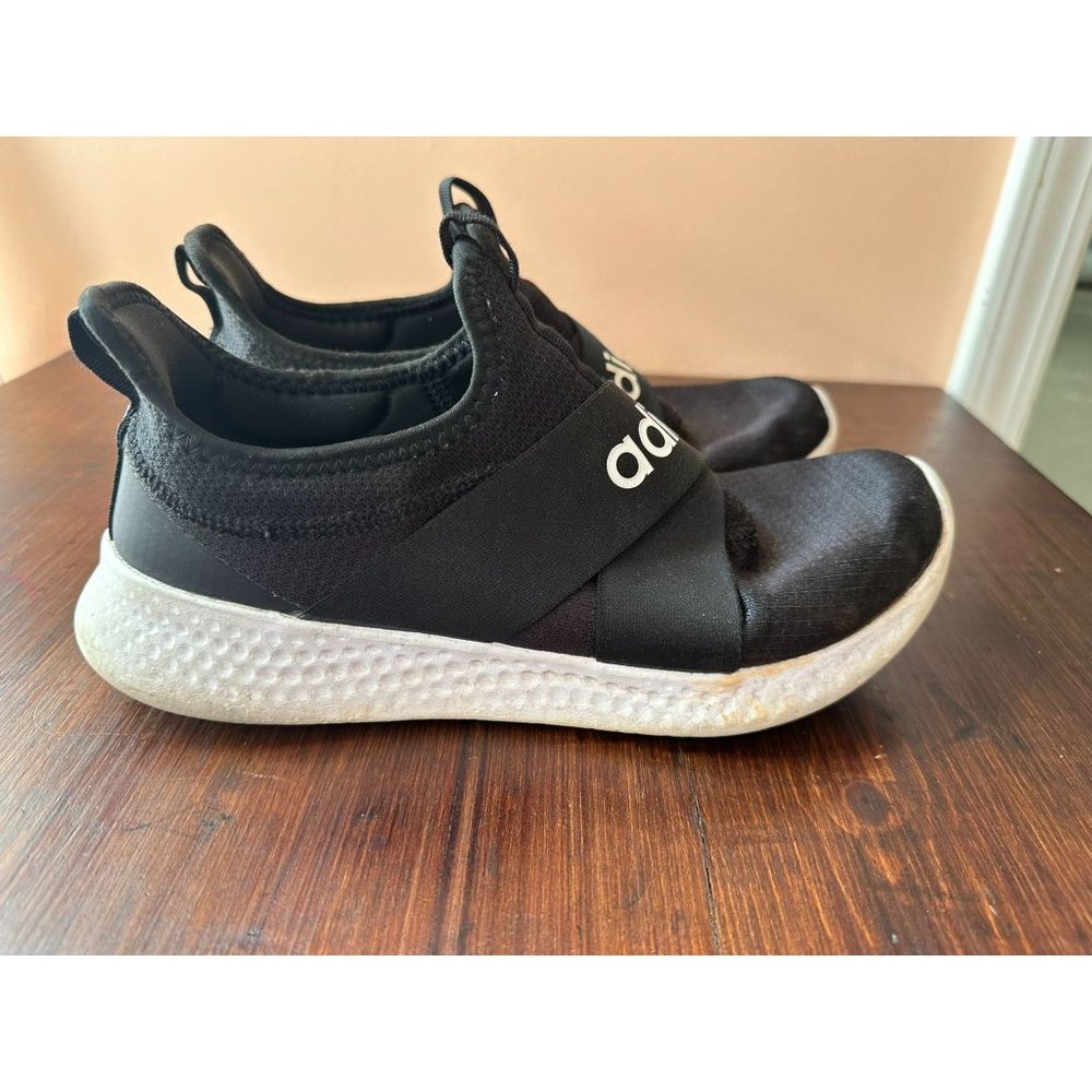 Adidas Womens PureMotion Adapt CloudFoam Womens Size 9 Black White